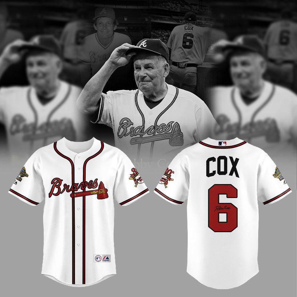 1981 Bobby Cox Atlanta Braves Manager-Worn Road Jersey White