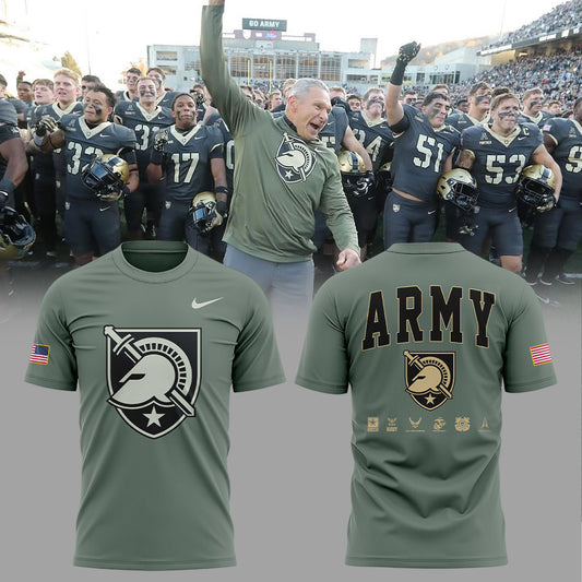 .Army Football Coach’s Smile Says It All 2025 Combo Shirt