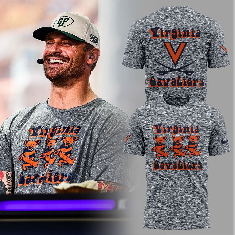 . Virginia Football Our Chris Long Grateful Dead 2025 Combo Shirt