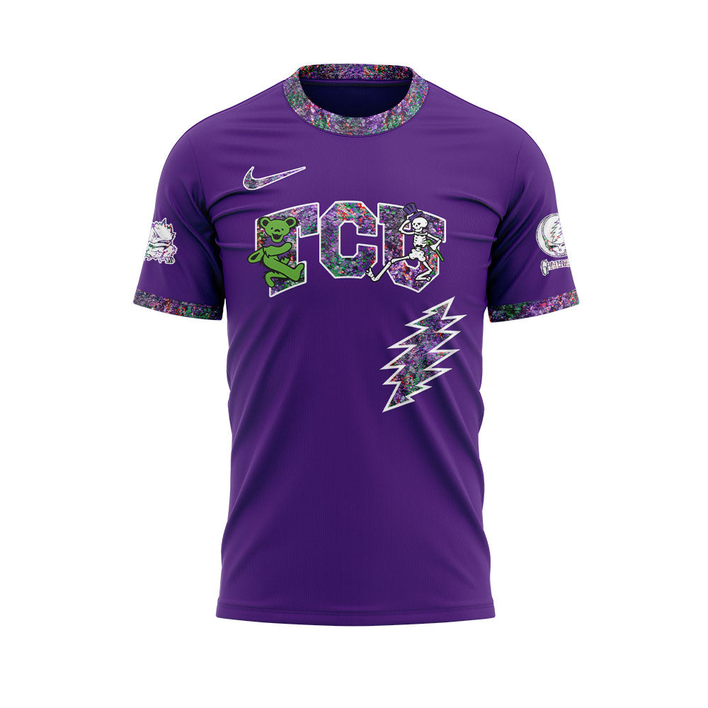 . Limited Edition TCU Football Grateful Dead Night 2.0.2.5 Shirt