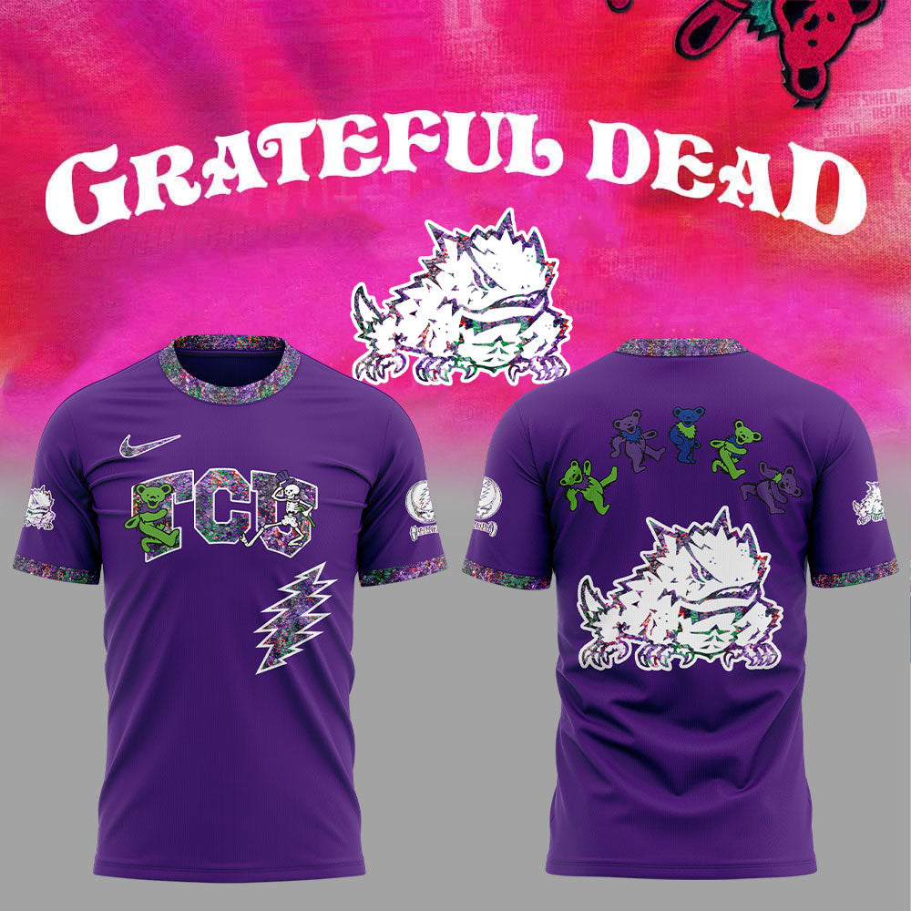 . Limited Edition TCU Football Grateful Dead Night 2.0.2.5 Shirt