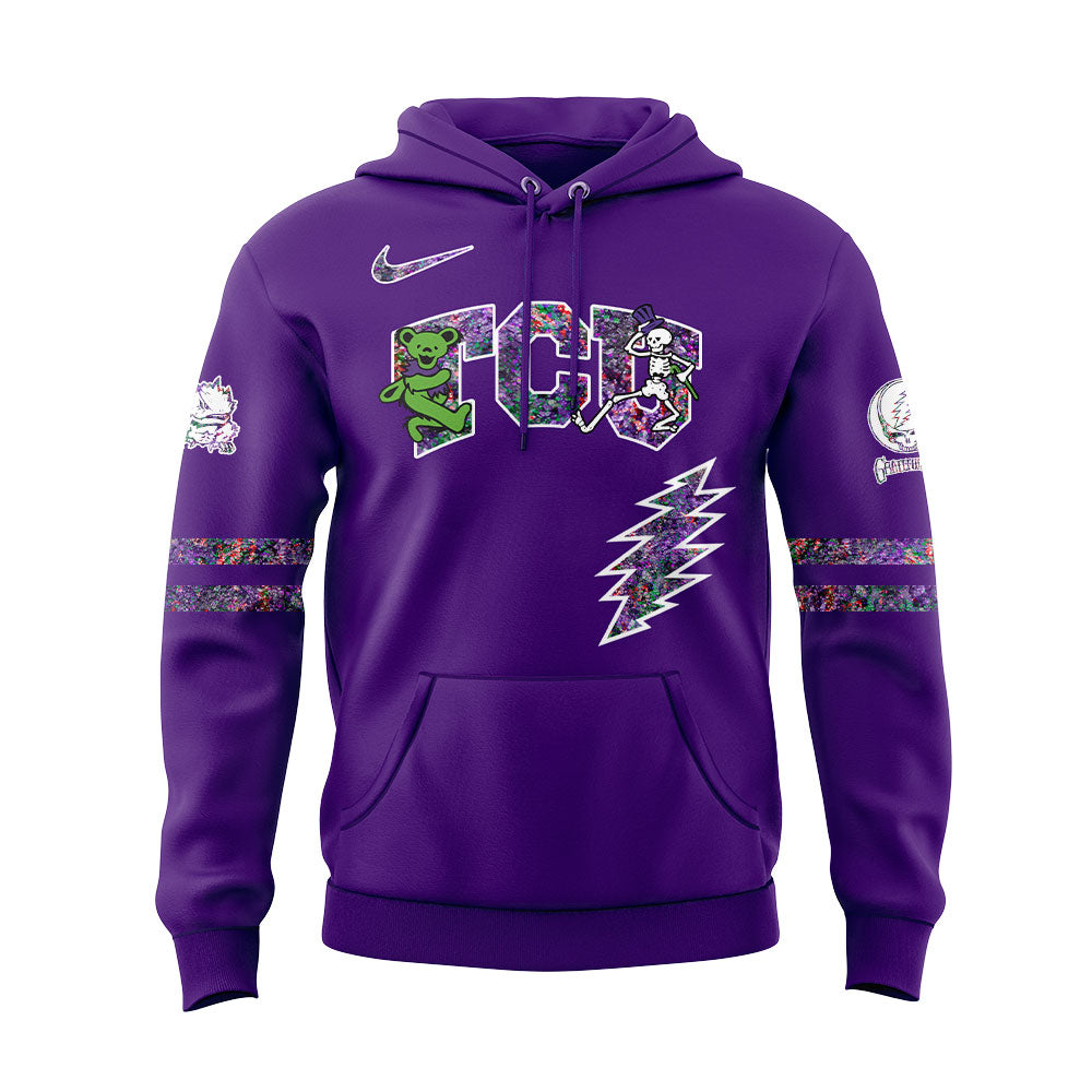 . Limited Edition TCU Football Grateful Dead Night 2.0.2.5 Hoodie