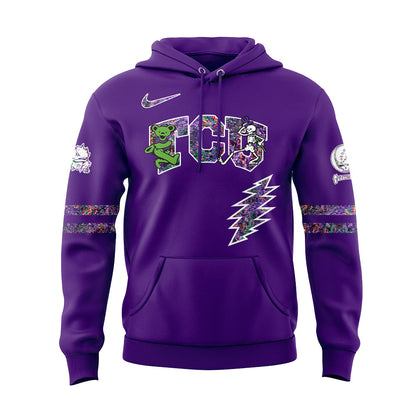 . Limited Edition TCU Football Grateful Dead Night 2.0.2.5 Hoodie