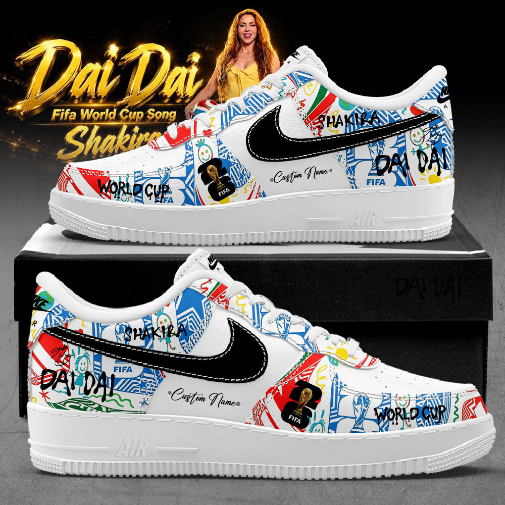 Shakira – Dai Dai Fifa World Cup Song 2026 Custom Name Shoes