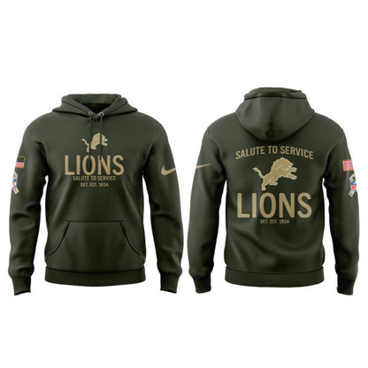 . D.Lions Salute to Service 2025 Combo Hoodie
