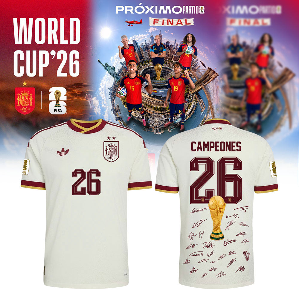 Spain World Cup Champions 2026 Jersey