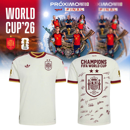 Spain World Cup Champions 2026 Jersey V2