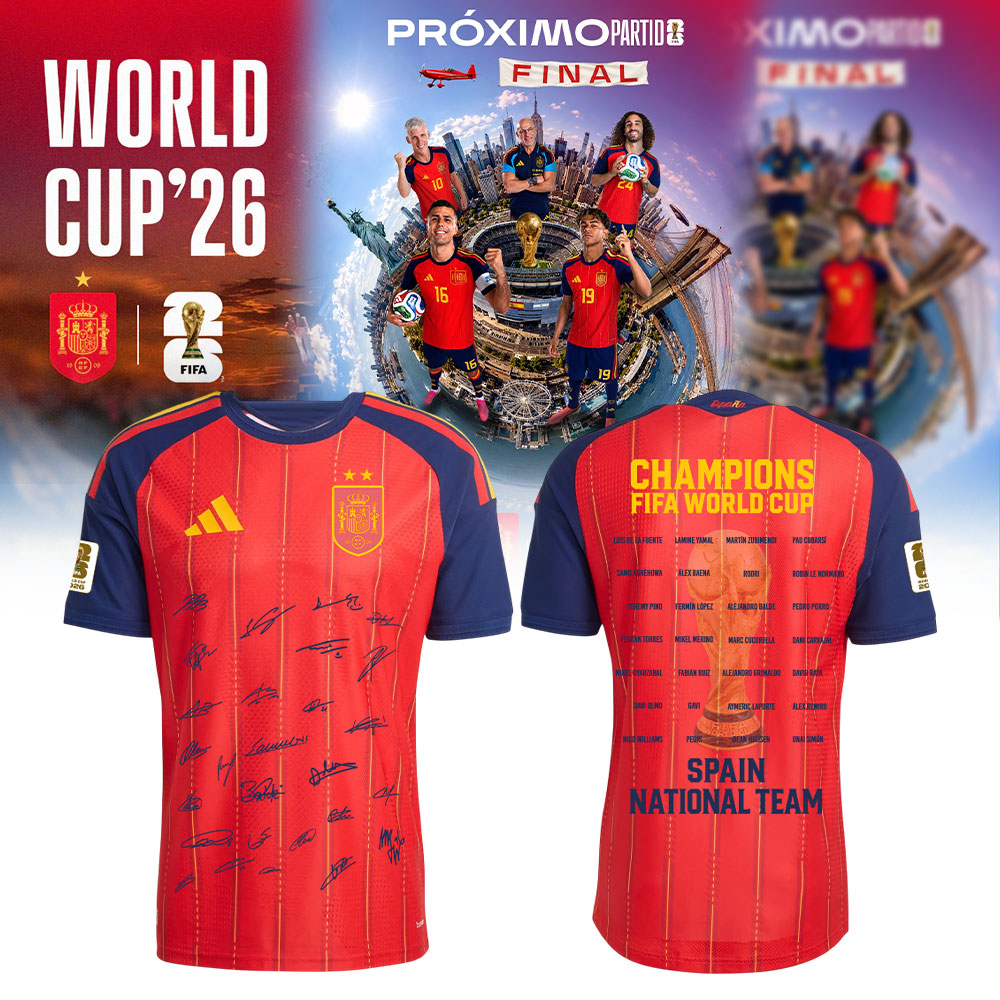 Spain World Cup Champions 2026 Jersey V3