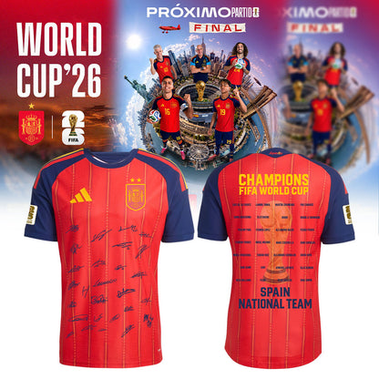 Spain World Cup Champions 2026 Jersey V3