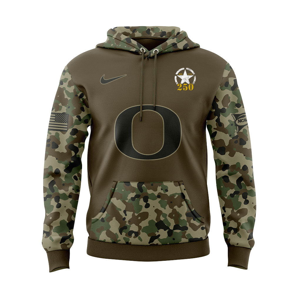 Limited Edition Oregon Football U.S. Army’s 250th Celebration Hoodie