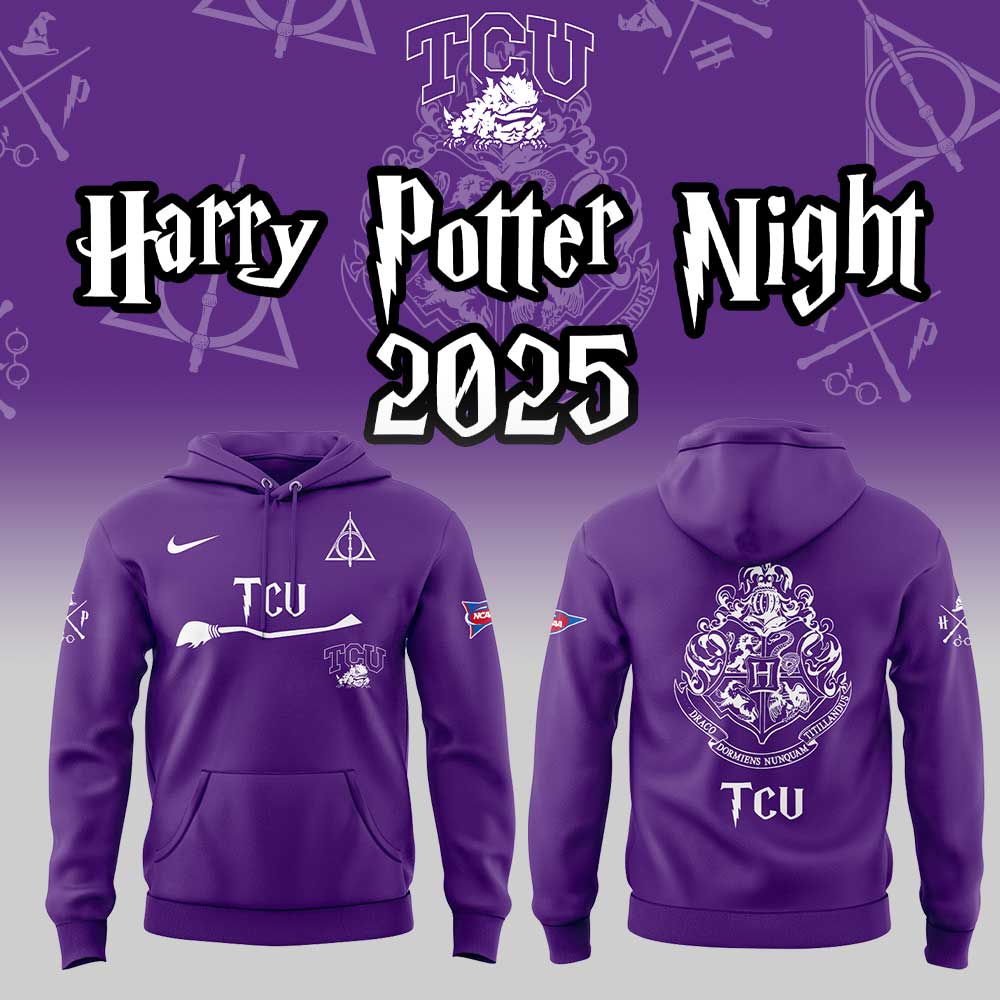 .  Limited Edition TCU Football Harry Potter Night 2025 Hoodie