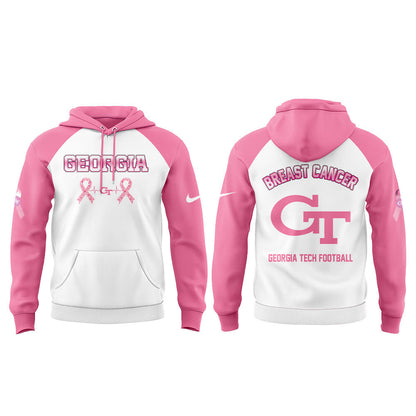 .  Georgia Tech Cancer Awareness Month 2025 Combo Hoodie