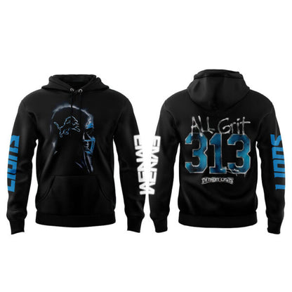 . Eminem x Lions Available Collection 2025 Combo Black Hoodie