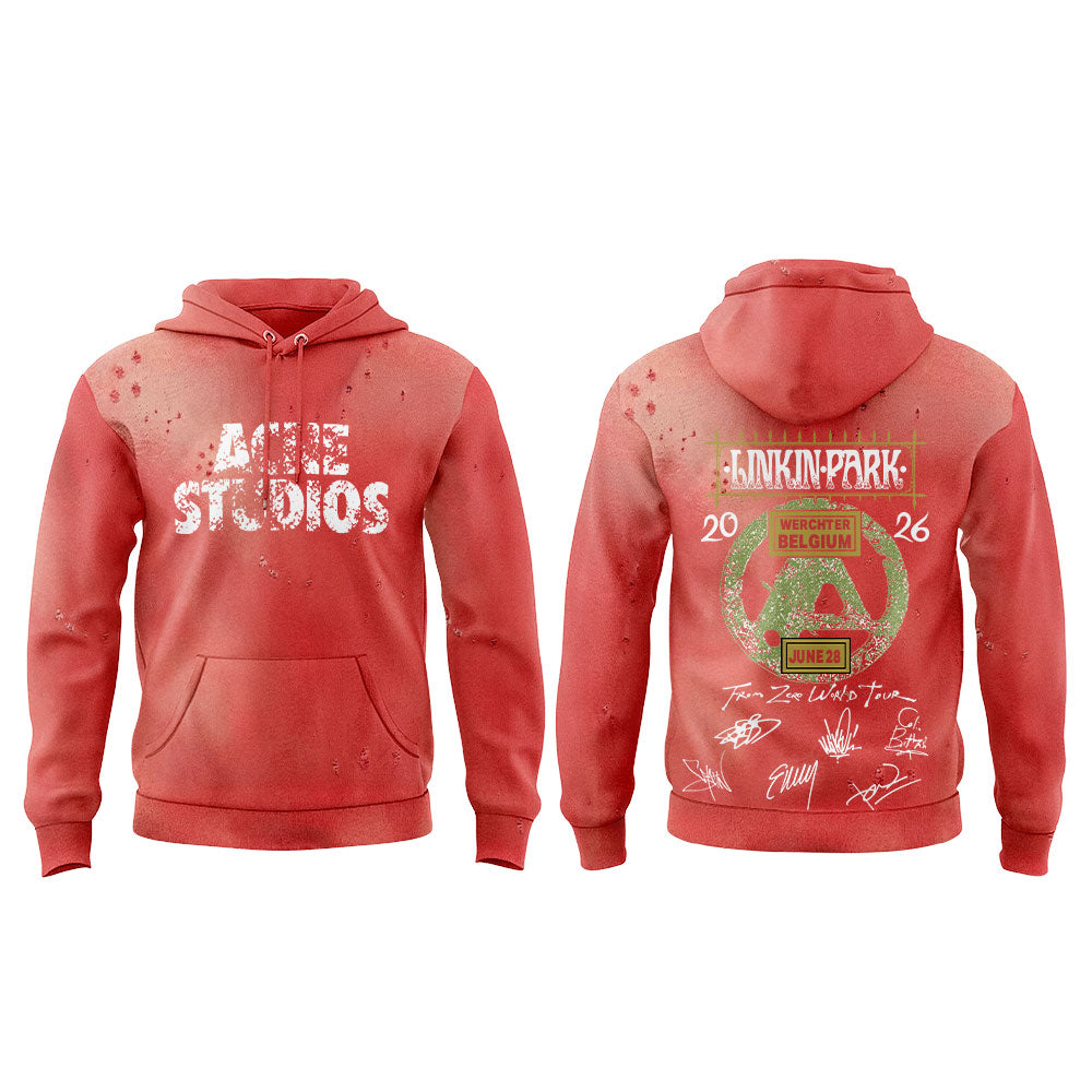 Linkin Park brought their From Zero World Tour to Festivalpark in Werchter, Belgium Hoodie