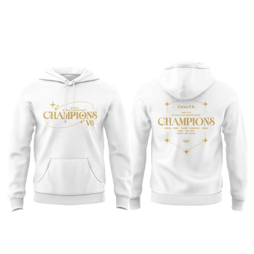 T1 World Champions V6 2025 Limited Edition Combo Hoodie