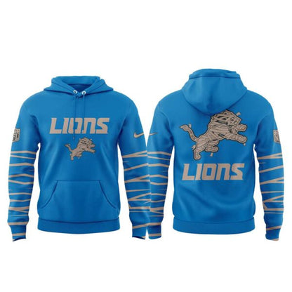 . D Lions Mummy Mode Limited Combo Hoodie Blue