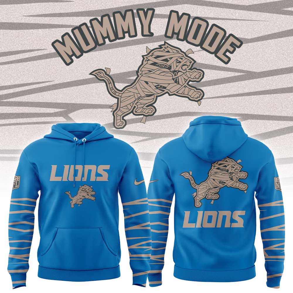 . D Lions Mummy Mode Limited Combo Hoodie Blue
