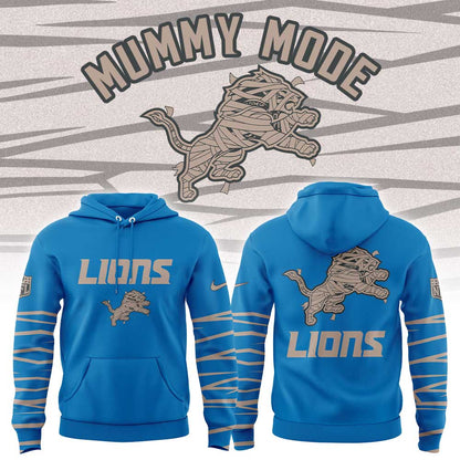 . D Lions Mummy Mode Limited Combo Hoodie Blue
