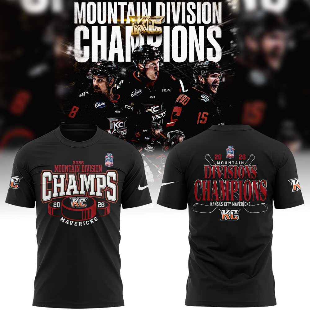 KC Mavericks 2026 Mountain Division Champions Shirt Black