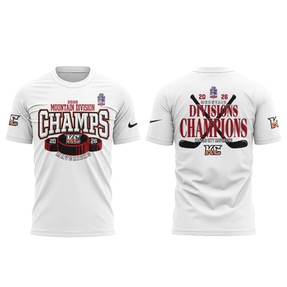 KC Mavericks 2026 Mountain Division Champions Shirt White