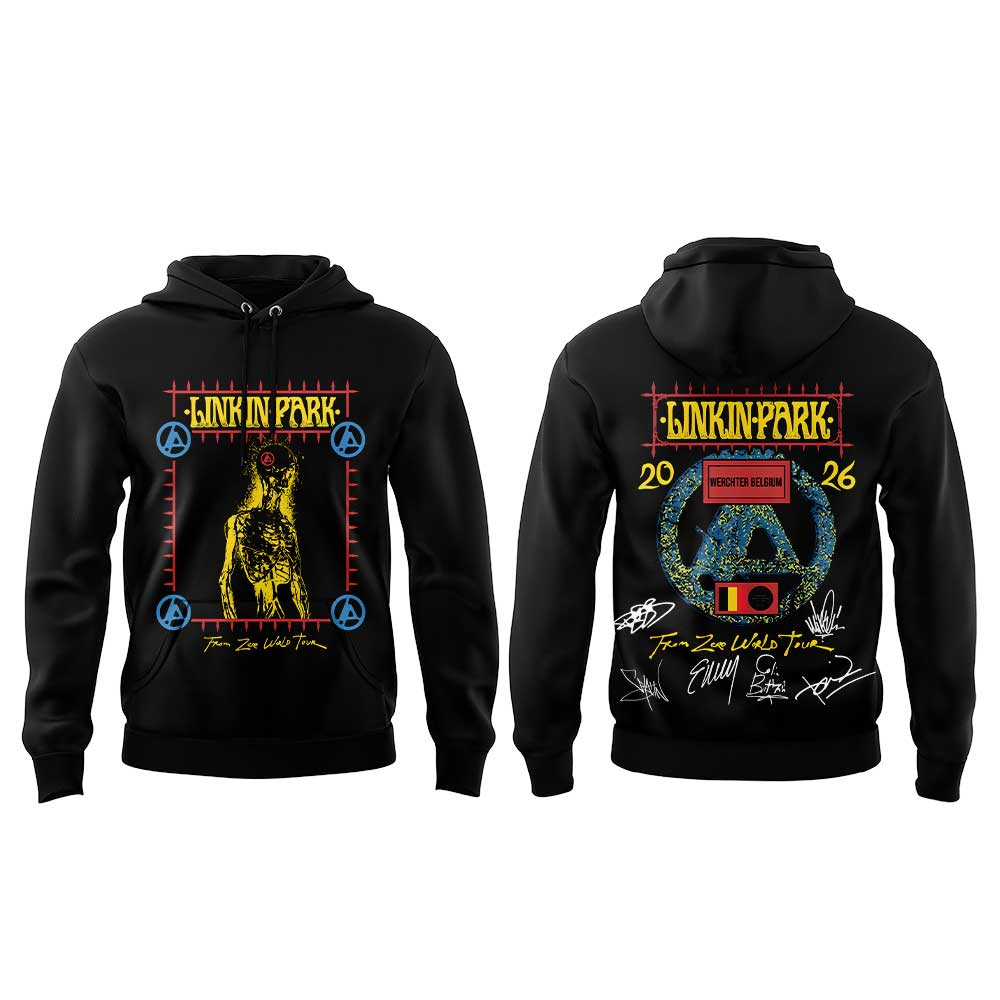 Linkin Park From Zero World Tour 2026 in Werchter, Belgium Limited Hoodie