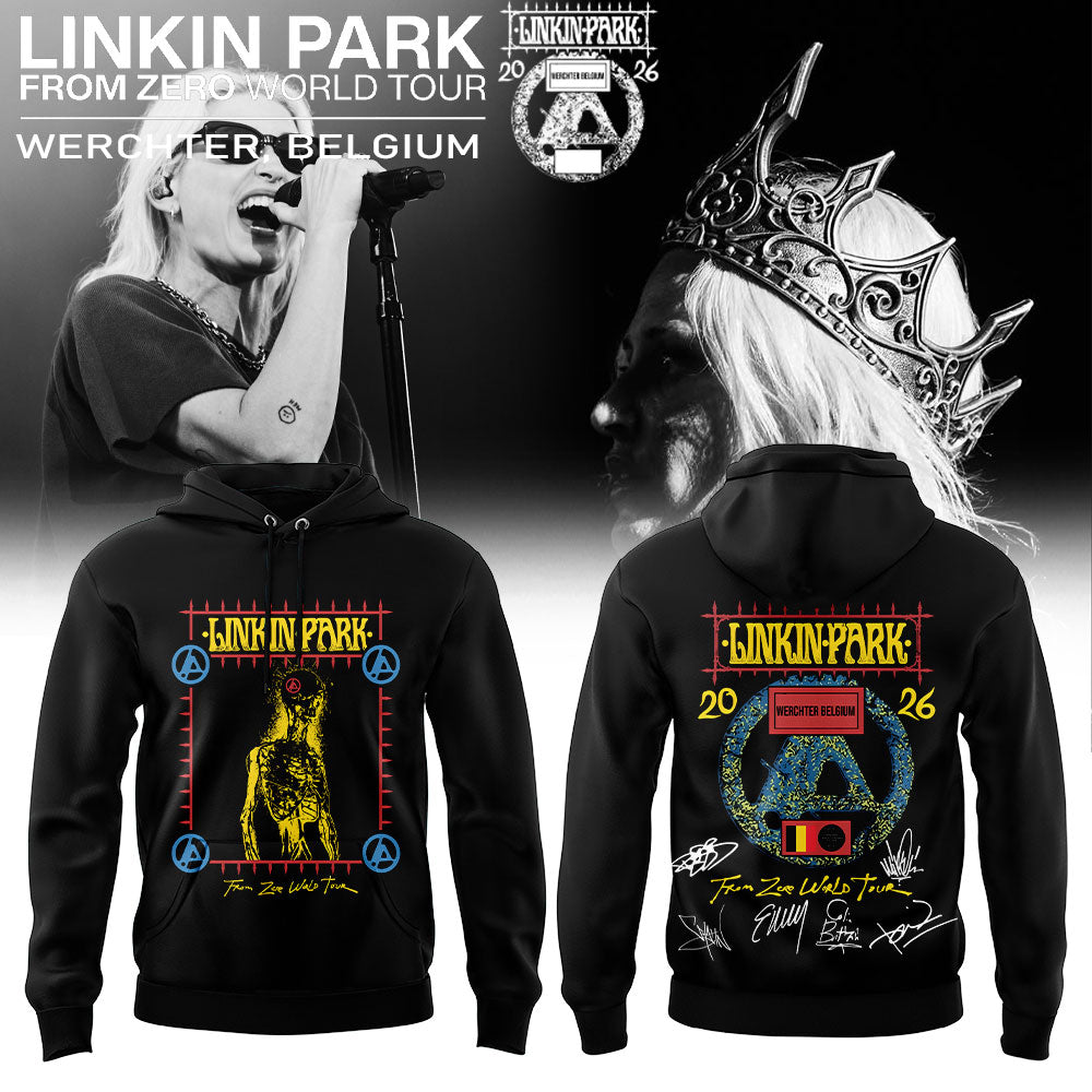 Linkin Park From Zero World Tour 2026 in Werchter, Belgium Limited Hoodie