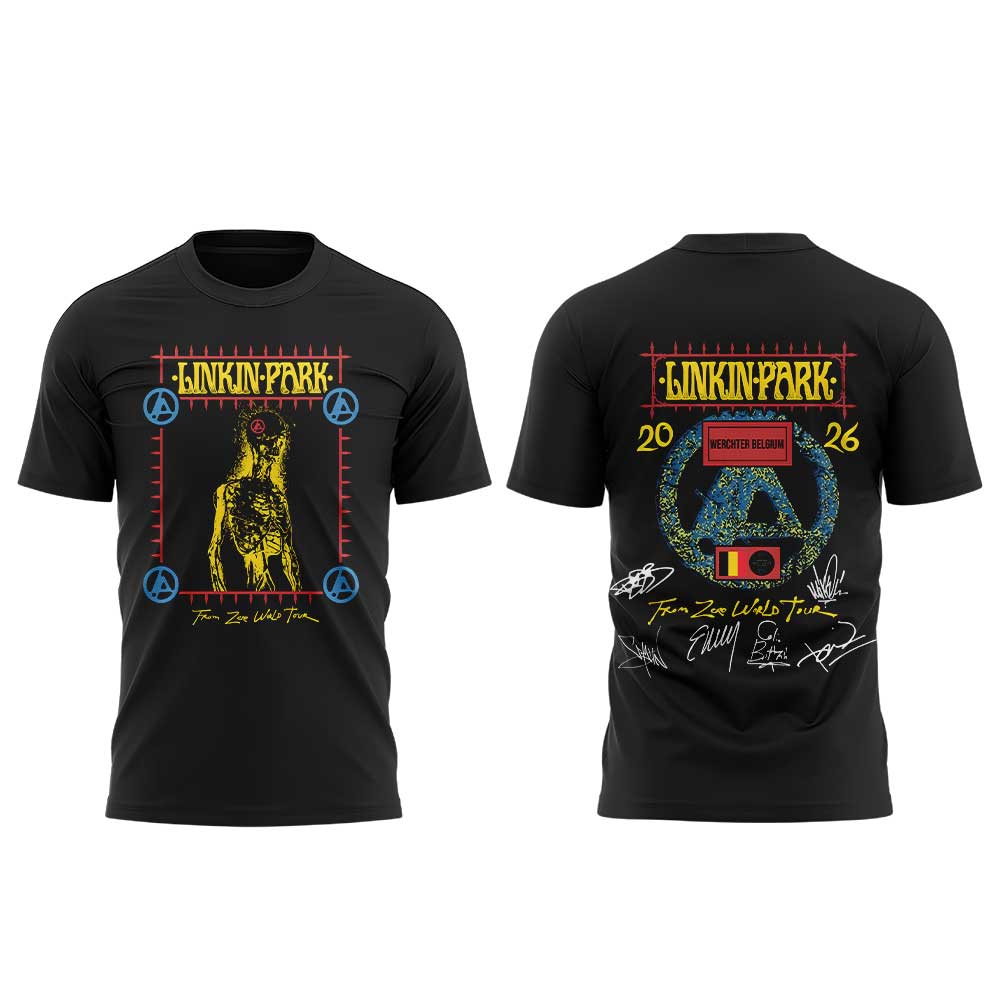 Linkin Park From Zero World Tour 2026 in Werchter, Belgium Limited Shirt V2