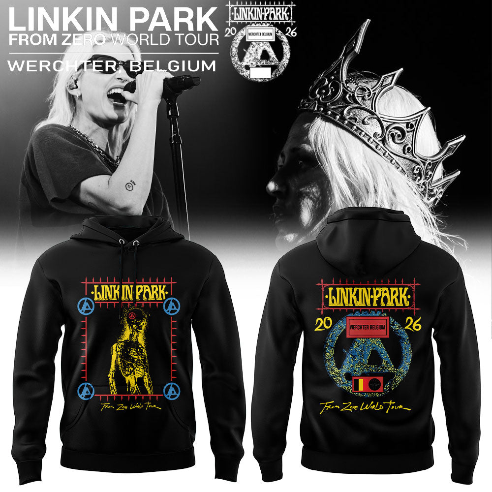 Linkin Park From Zero World Tour 2026 in Werchter, Belgium Limited Hoodie