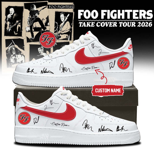 Foo Fighters ”Take Cover Tour 2026” Limited Edition Signature – AF1 Shoes