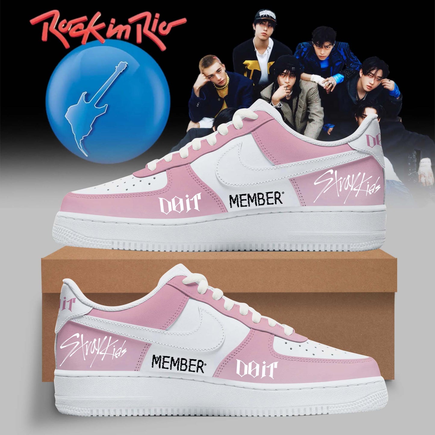 STRAY KIDS “ Special Mixtape SKZ IT TAPE : DO IT Collection Custom Name/Member Shoes