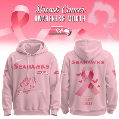 Seahawks Breast Cancer Awareness Edition Hoodie