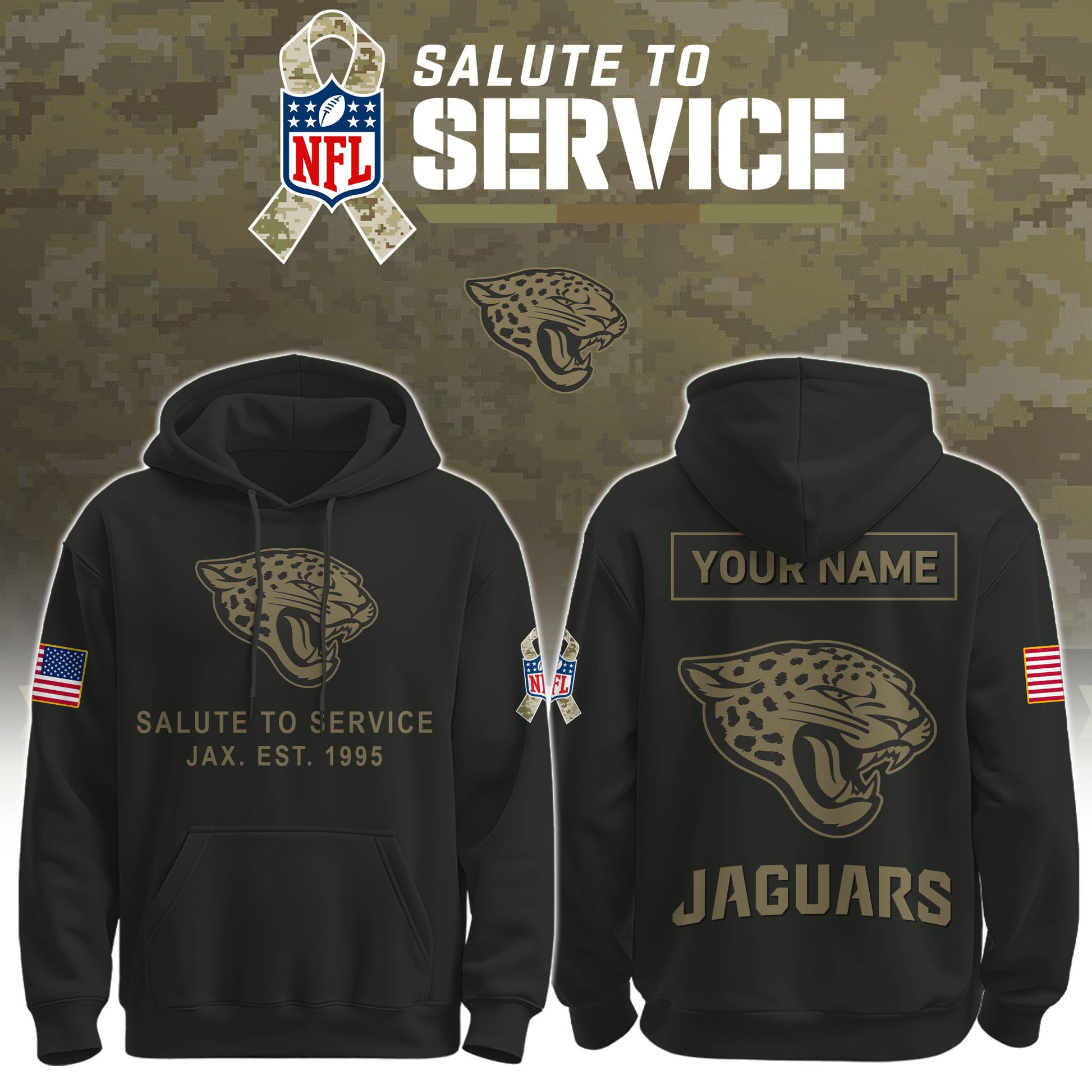 .  JAX -Salute to Service Limited Editions Hoodie Ver 2