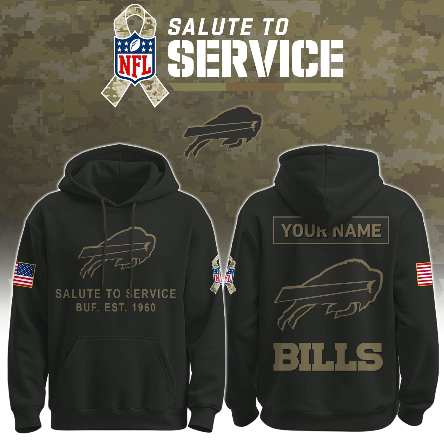 BUF-Veteran Limited Editions Hoodie Ver 2