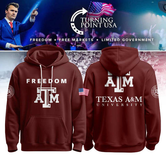 Texas A&M Campus Freedom Red Hoodie