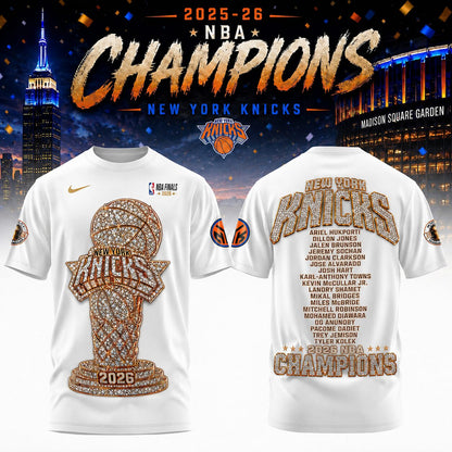 Limited Edition Knicks 2026 Champions T-shirt