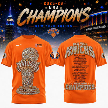 Limited Edition Knicks 2026 Champions T-shirt