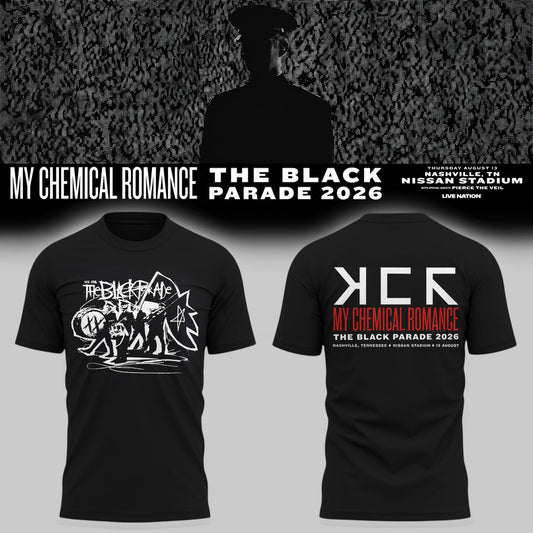 My Chemical Romance The Black Parade 2026 – Nashville, TN T-Shirt