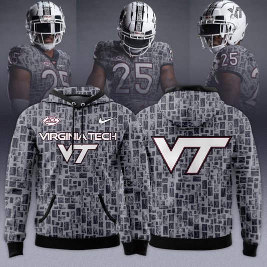 Virginia Tech Hokies 2025 Gray Camo Limited Edition Hoodie