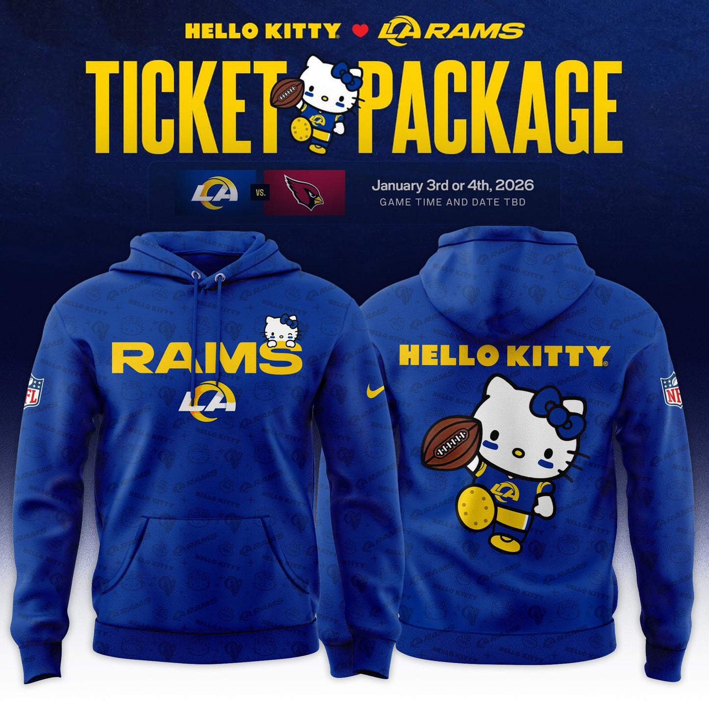 Los Angeles Rams x HK Limited Edition Hoodie