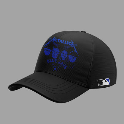 Limited Edition Blue Jays Baseball Metallica Night Black TShirt-KC04182501