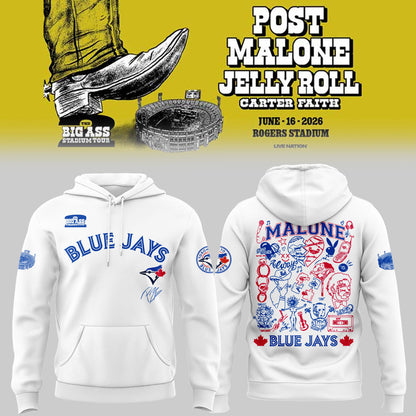 Limited Edition Post Malone Merch Tour 2026 At Rogers Stadium Hoodie - KC06172607