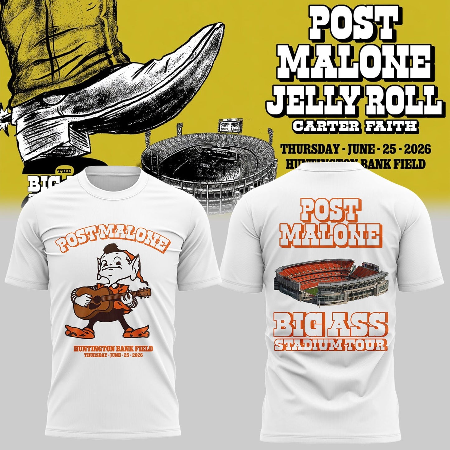The BIG ASS Stadium Tour 2026 At Huntington Bank Field Shirt
