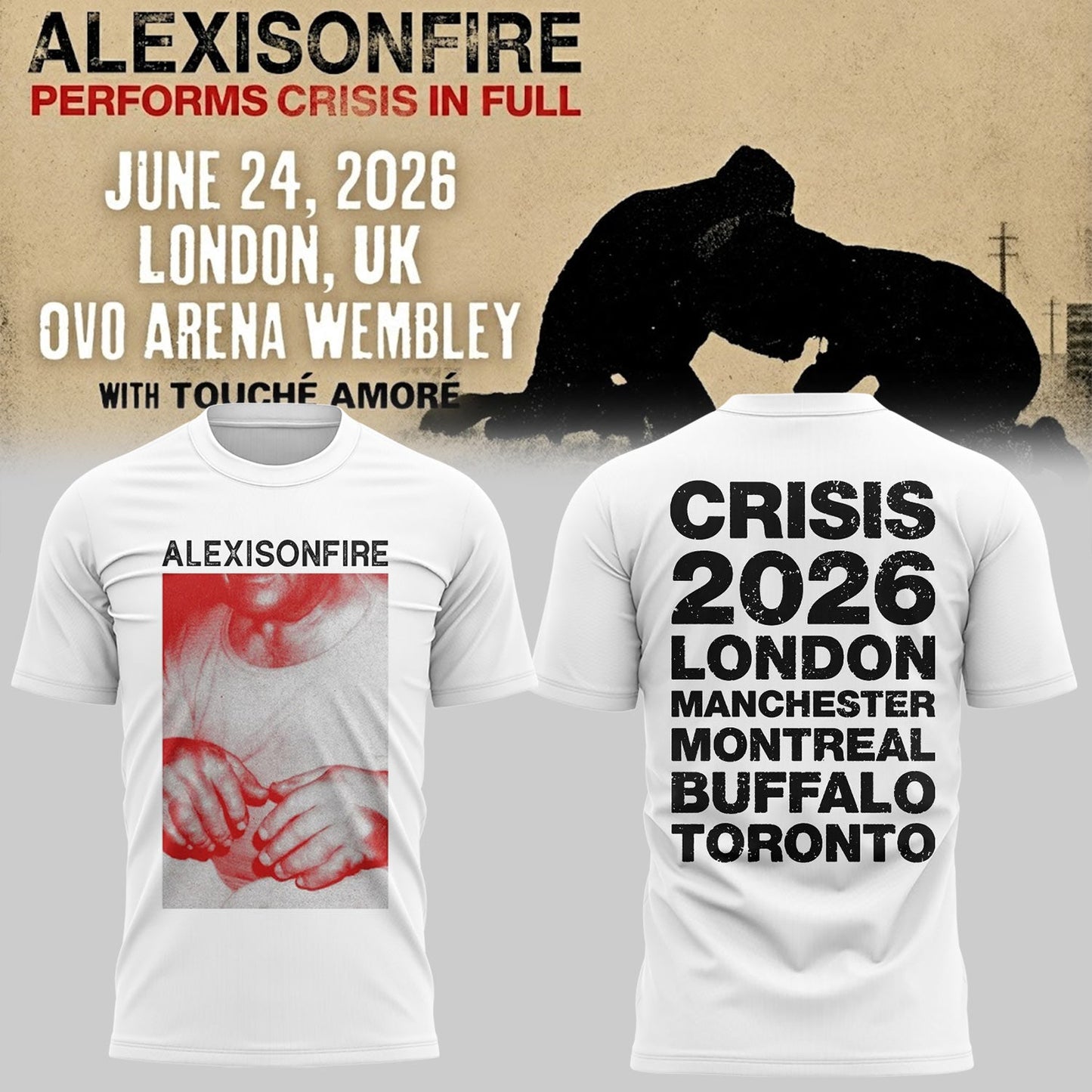 “Crisis 20th Anniversary Shows” 🎸🎤 Tshirt