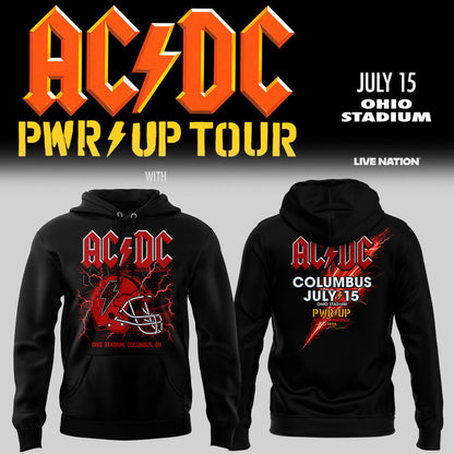 Limited Edition POWER UP Tour 2026 At Ohio Stadium Hoodie