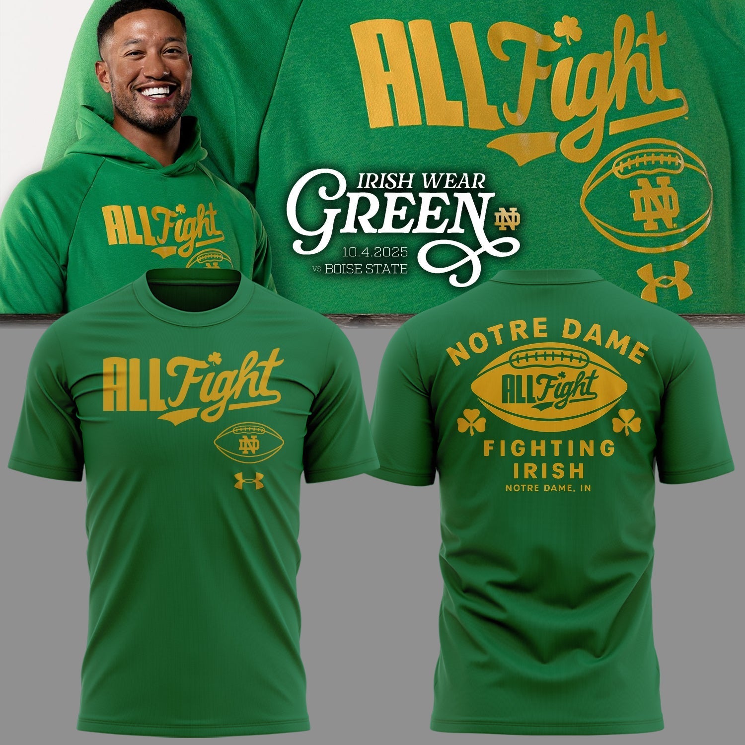 Special Edition Notre Dame “Irish Wear Green” TShirt