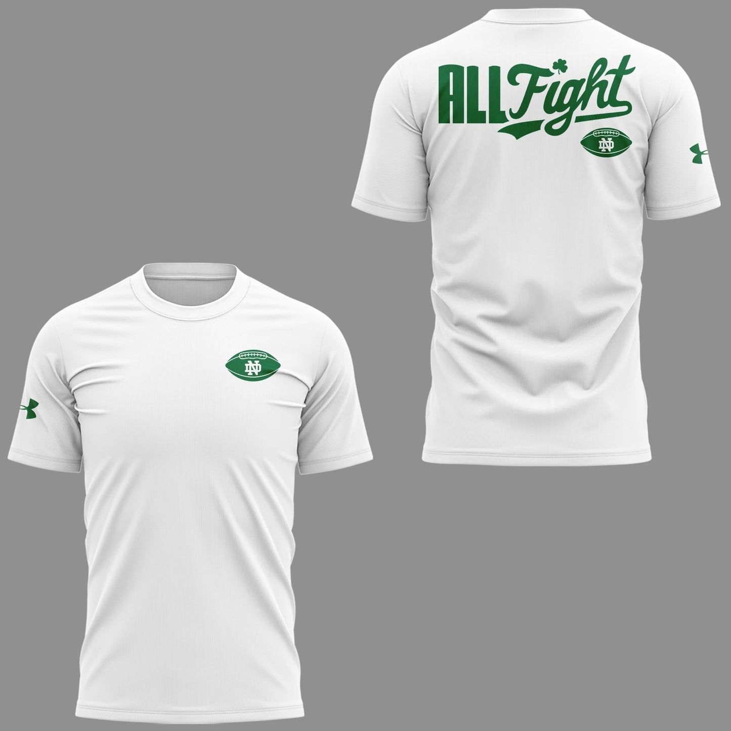 Special Edition Notre Dame “Irish Wear Green” White TShirt