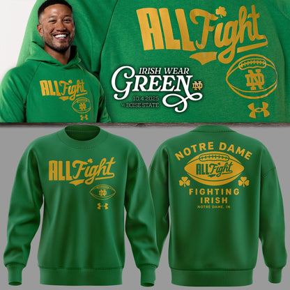 Special Edition Notre Dame “Irish Wear Green” SweatShirt