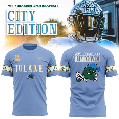 Limited Edition Tulane Football City Edition #UptownFootball TShirt-KC10222503