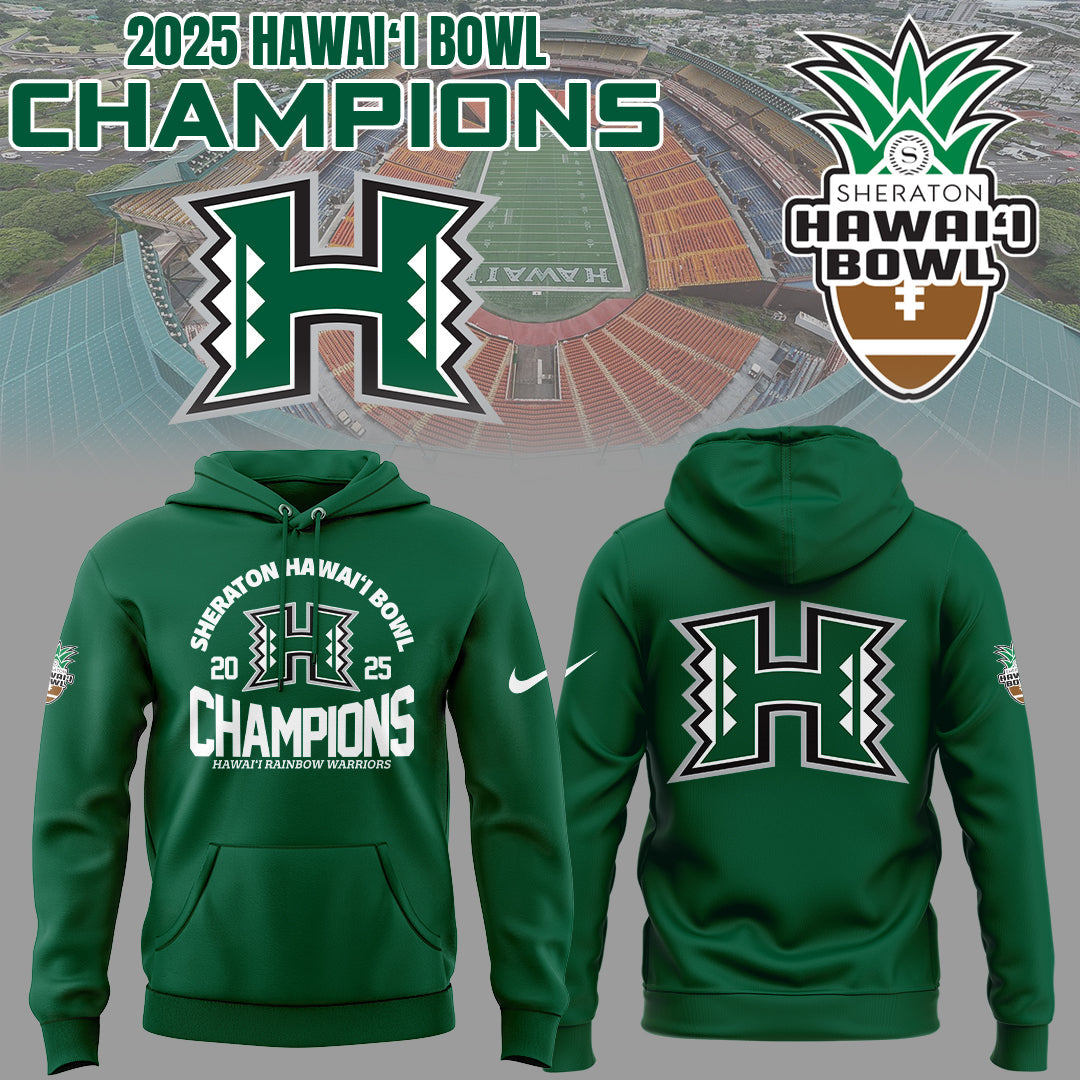 Limited Edition Hawai’i Bowl Champions Hoodie