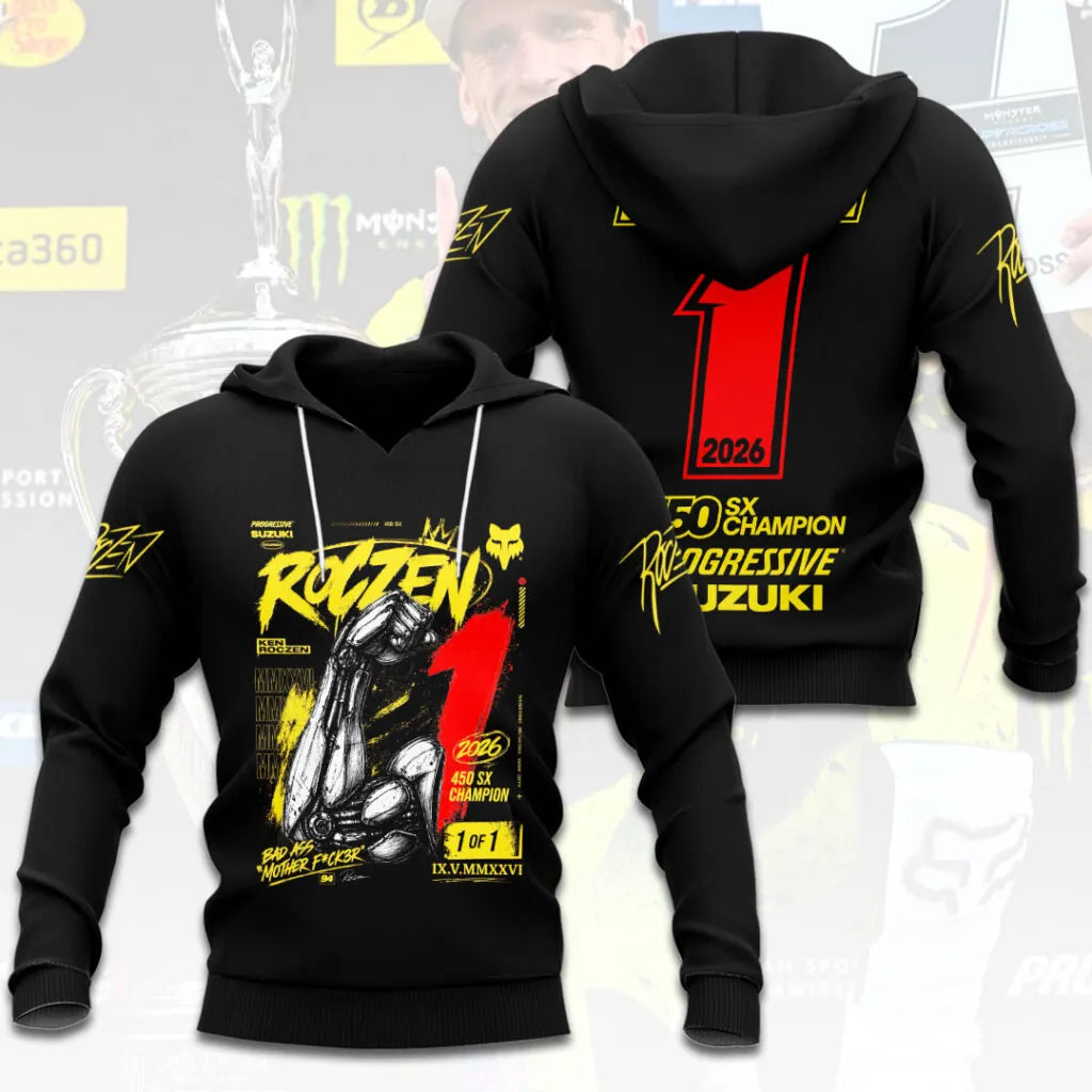 Limited Edition Ken Roczen 450SX Supercross Champion 2026 Hoodie